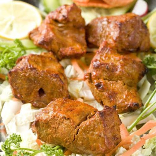 Chicken Tikka with bread